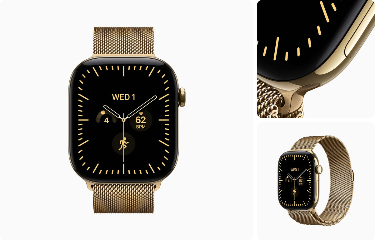 Apple Watch Series 12 - Titanium - Radiant Gold