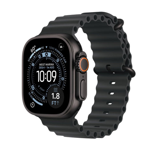 Apple Watch Ultra 3 GPS+Cell 49mm Black Titanium Case with Black Ocean Band