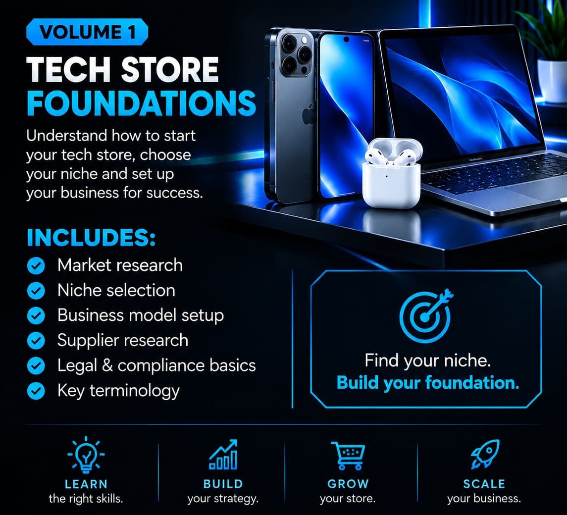 VOLUME 1 — TECH STORE FOUNDATIONS