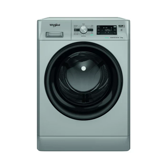 Whirlpool 8kg Front Load Washer Metallic FFB8248SBV