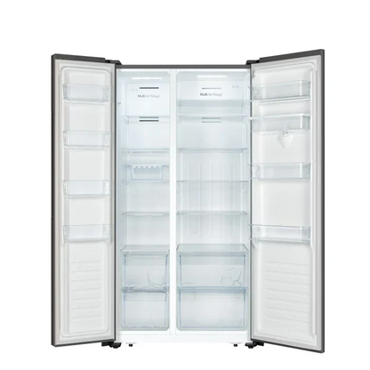 Hisense 514L Side By Side Fridge Freezer Inox H670SITWD